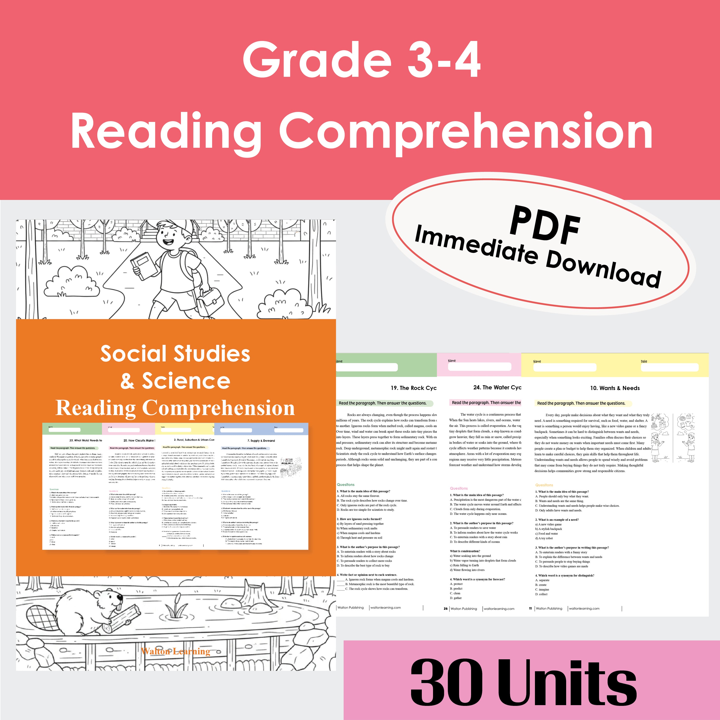 Reading Comprehension Grade 3-4