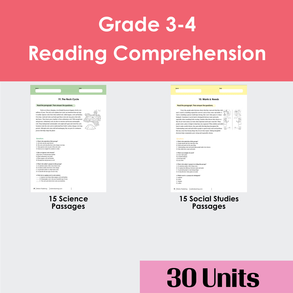 Reading Comprehension Grade 3-4
