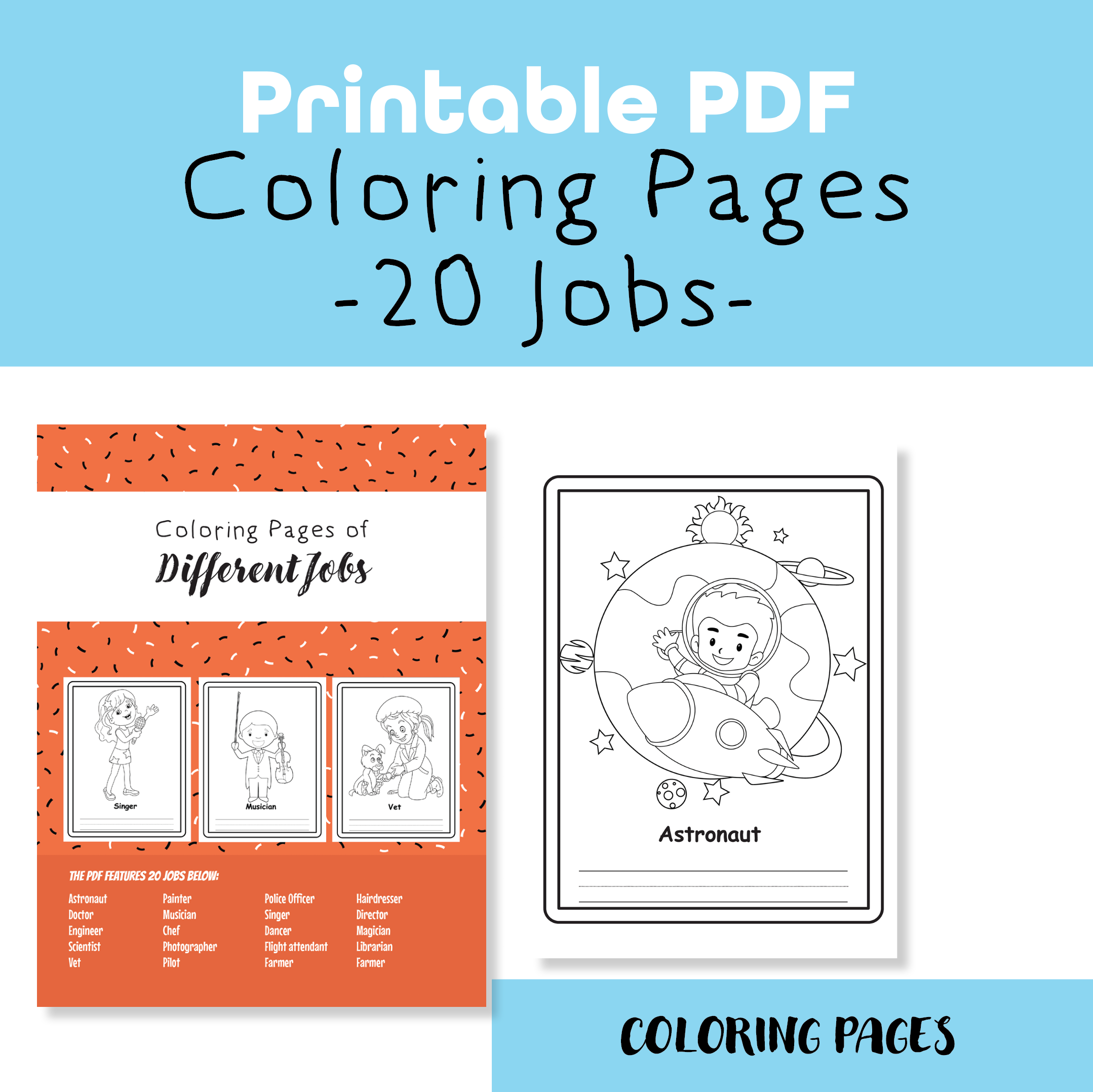 Jobs Coloring Pages