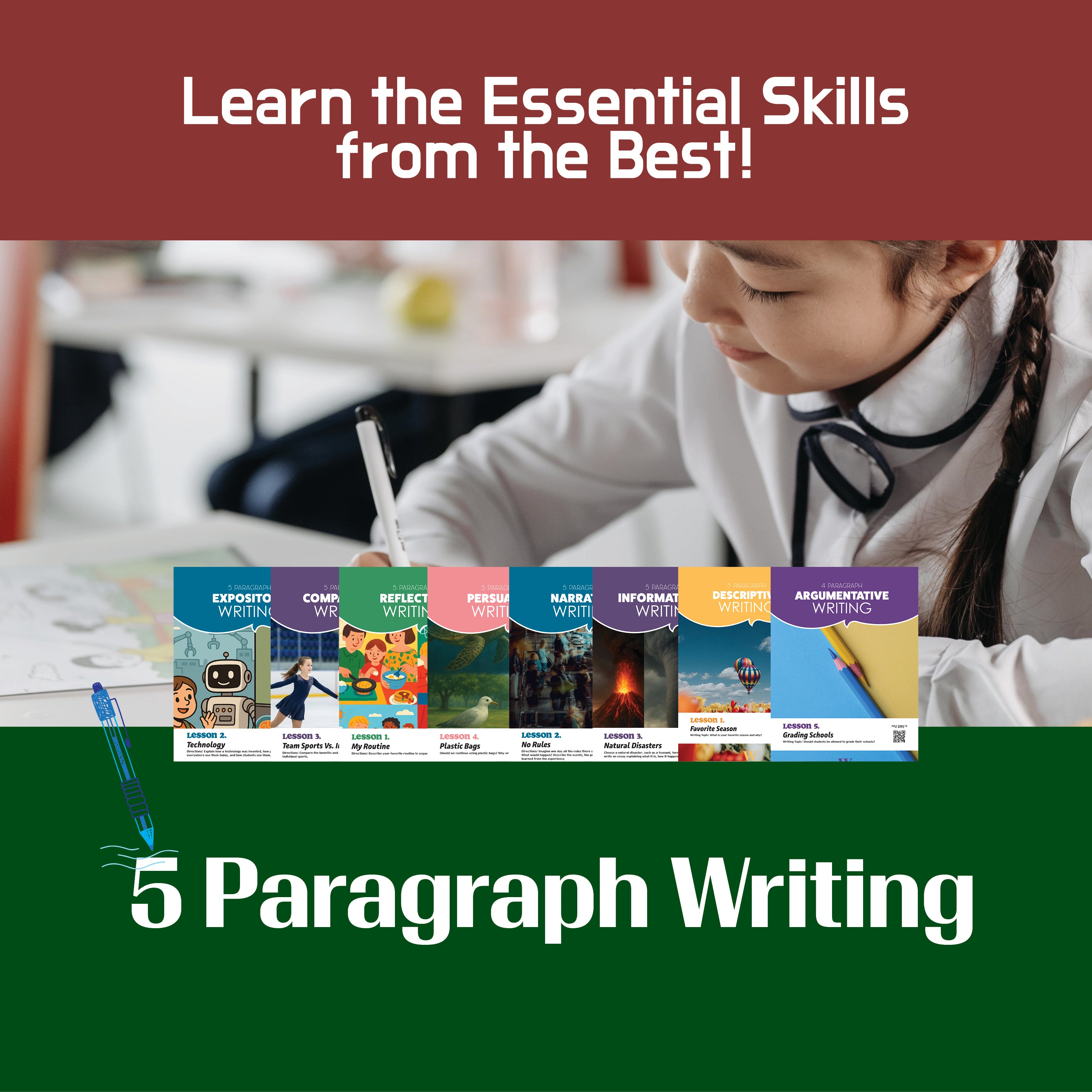 5 Paragraph Writing 4 Week Course 2026.Jan-Feb